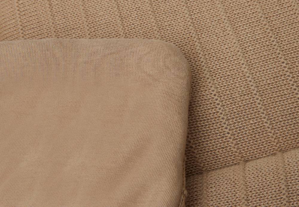 Jollein Krabbeldecke 75x95cm Pure Knit Biscuit Sonderangebot der Fabrik