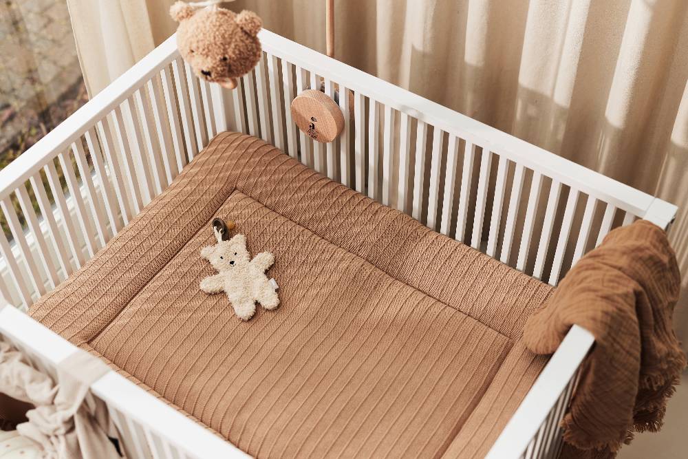Jollein Krabbeldecke 75x95cm Pure Knit Biscuit Sonderangebot der Fabrik