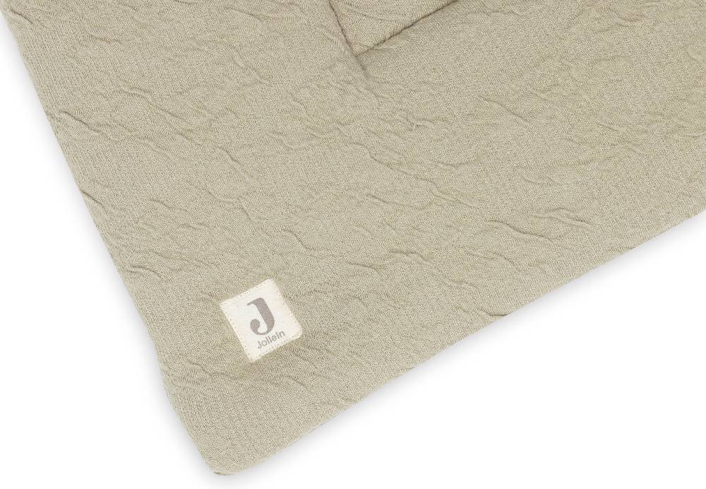 Jollein Krabbeldecke 75x95cm Soft Waves Olive Green Vierteljährliche Förderung