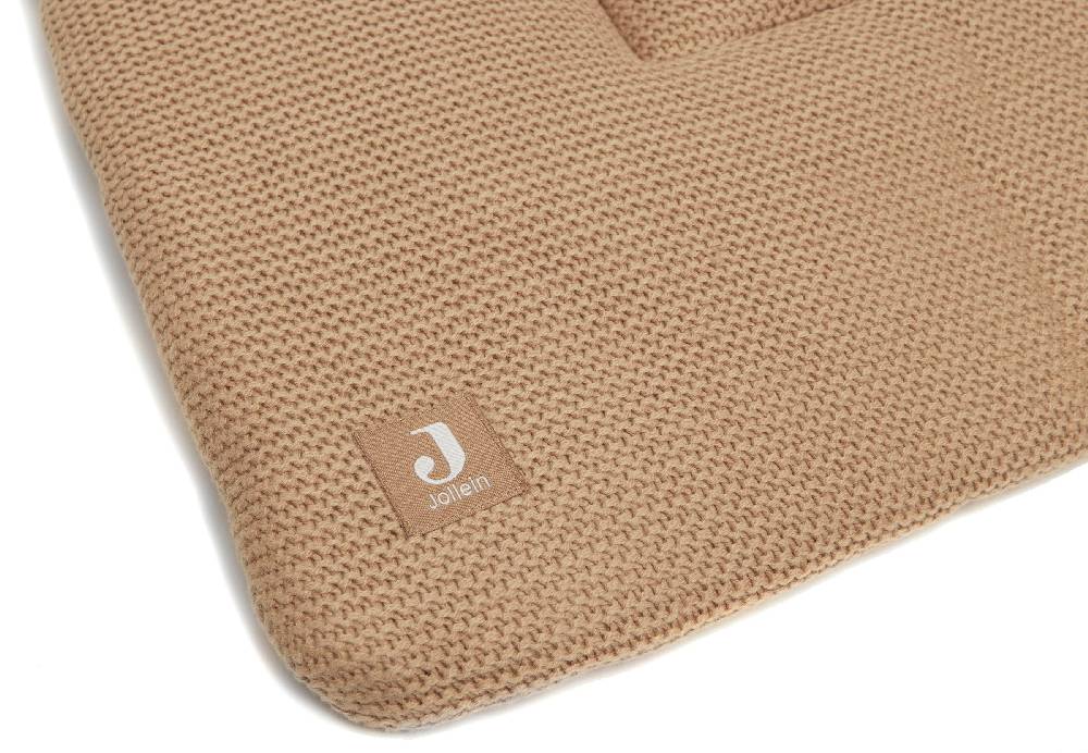 Jollein Krabbeldecke 80x100cm Basic Knit Biscuit Discount Store für neue Produkte
