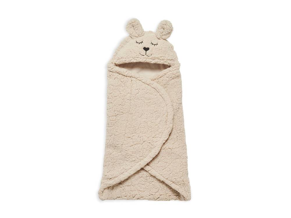 Jollein Einschlagdecke für Babyschale Bunny Nougat Super Rabatt