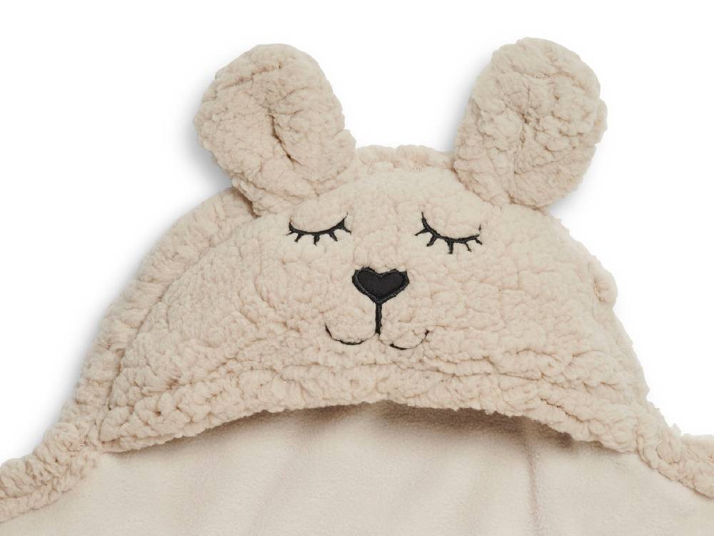 Jollein Einschlagdecke für Babyschale Bunny Nougat Super Rabatt
