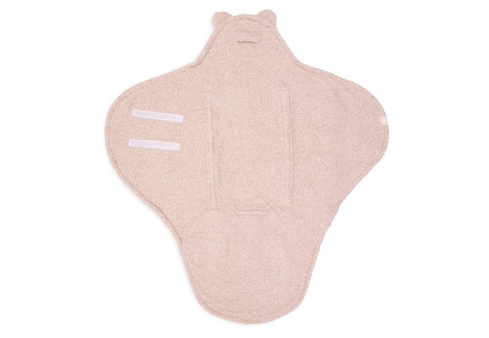 Jollein Einschlagdecke für Babyschale Bear Boucle Wild Rose Kostenloser Versand international