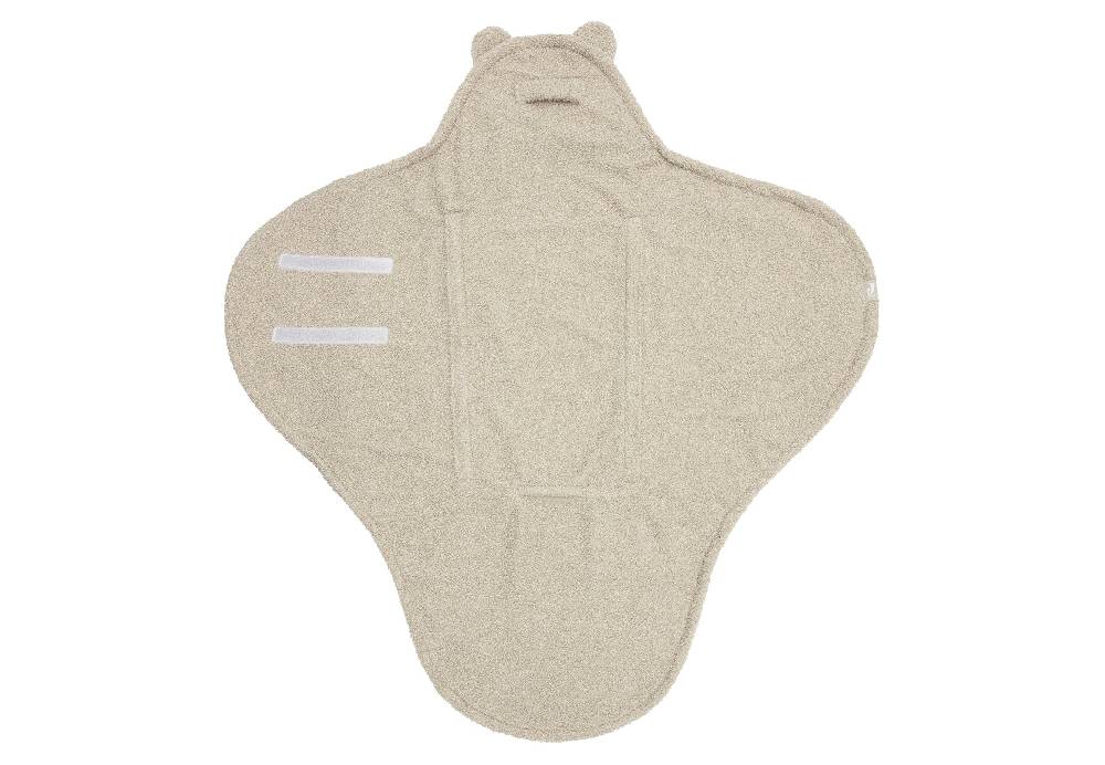 Jollein Einschlagdecke für Babyschale Bear Boucle Olive Green Fabrikladen