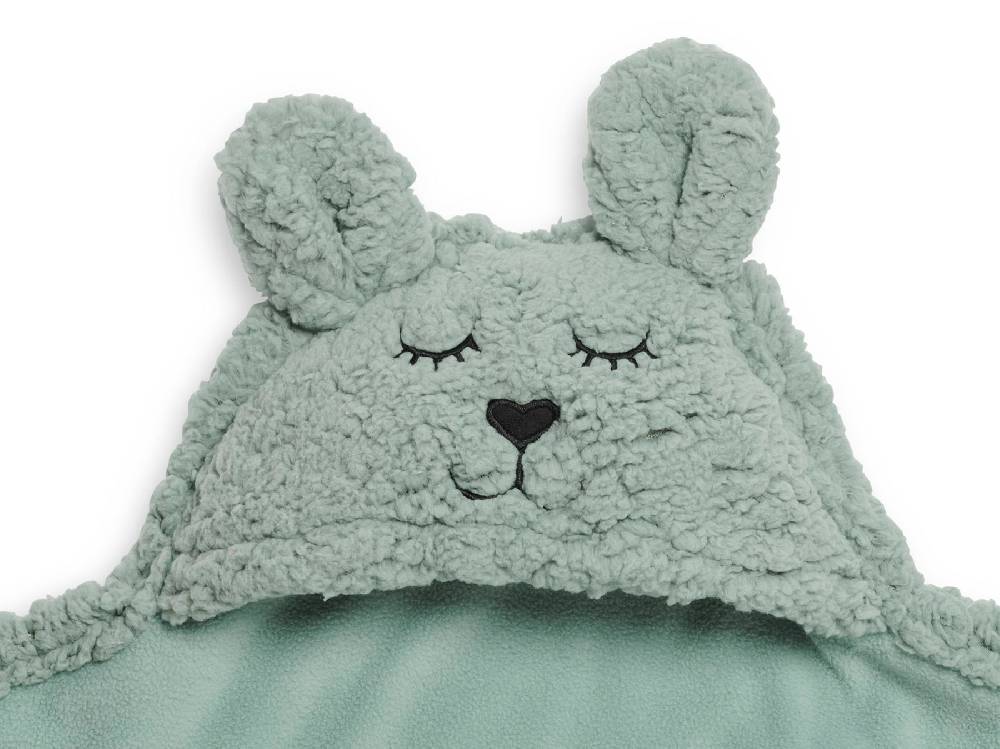 Jollein Einschlagdecke für Babyschale Bunny Ash Green Black Friday Preise