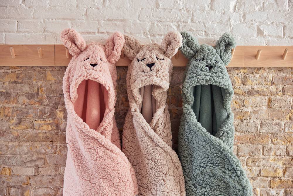 Jollein Einschlagdecke für Babyschale Bunny Ash Green Black Friday Preise
