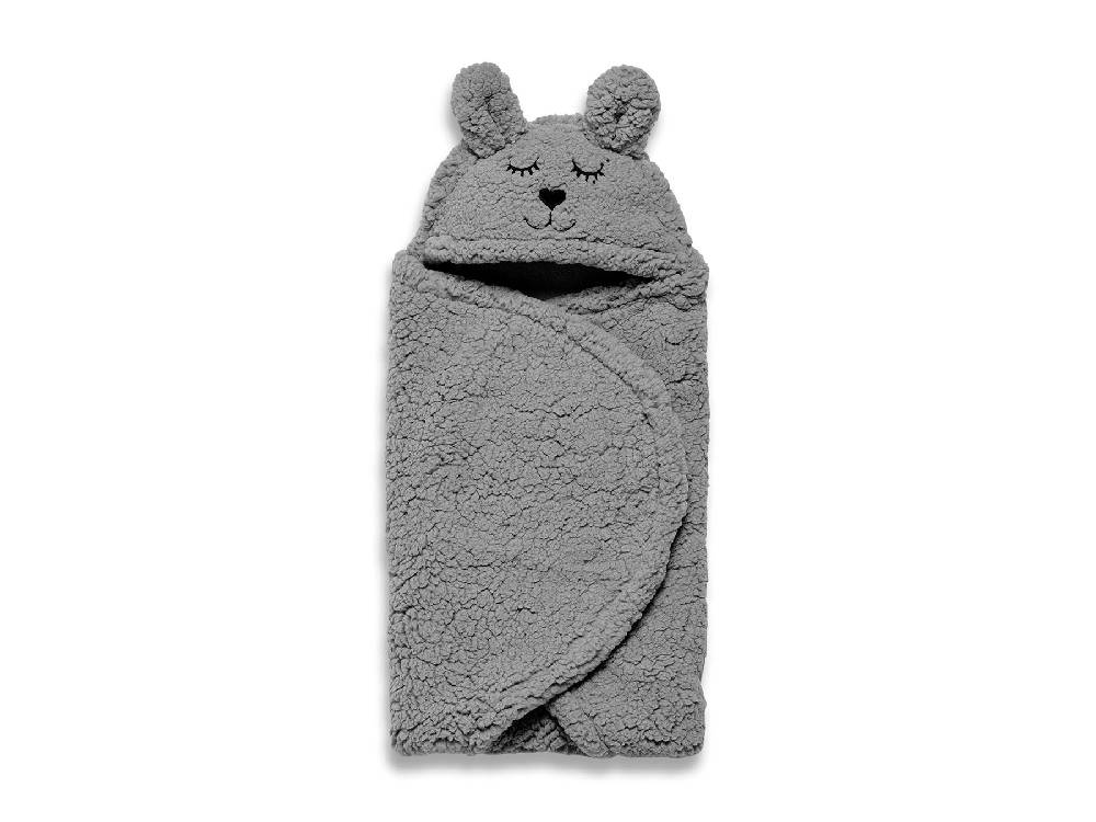 Jollein Einschlagdecke für Babyschale Bunny Storm Grey Im Verkauf