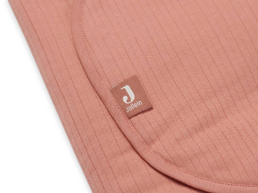 Jollein Einschlagdecke für Babyschale Basic Stripe Rosewood zollfrei