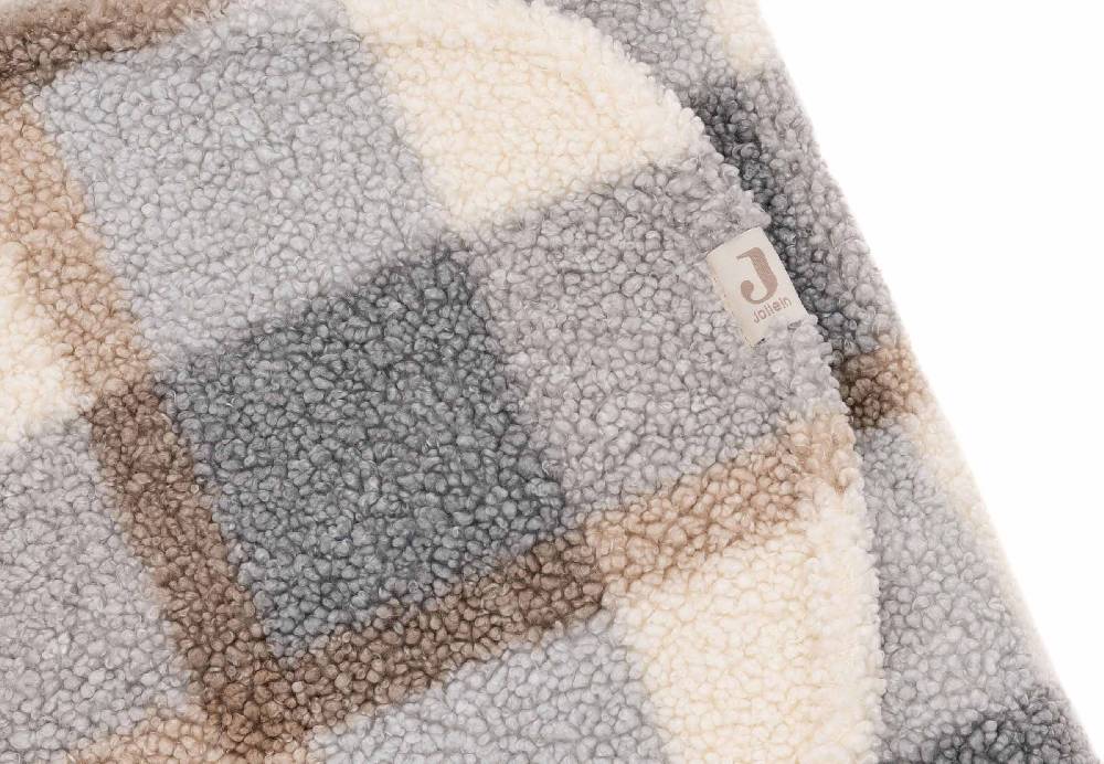 Jollein Einschlagdecke für Babyschale Bunny Check - Boucle 50% Rabatt für begrenzte Zeit