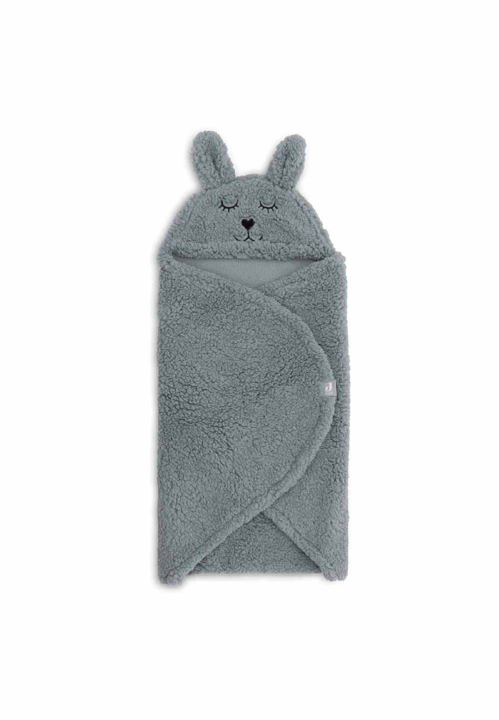 Jollein Einschlagdecke für Babyschale Bunny - Sea Green Rabatte dieses Monats