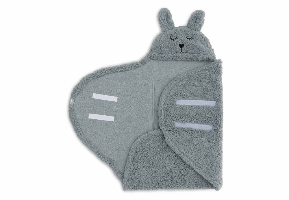 Jollein Einschlagdecke für Babyschale Bunny - Sea Green Rabatte dieses Monats