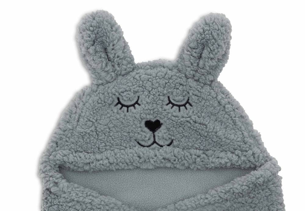 Jollein Einschlagdecke für Babyschale Bunny - Sea Green Rabatte dieses Monats