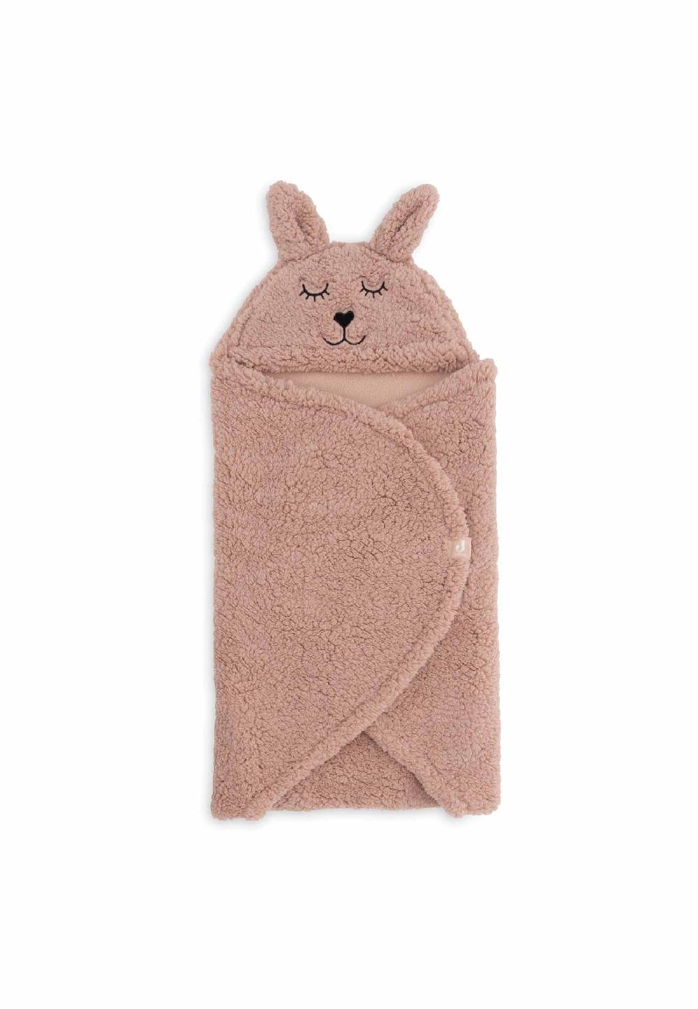 Jollein Einschlagdecke für Babyschale Bunny - Wild Rose 2025