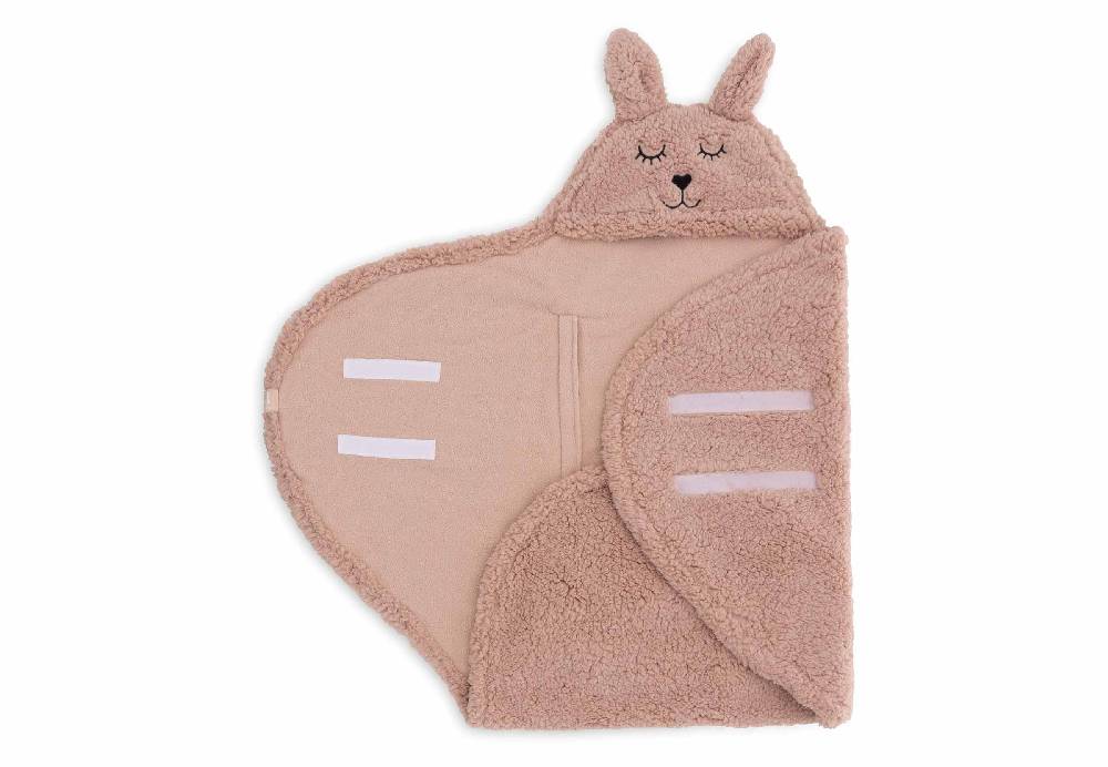 Jollein Einschlagdecke für Babyschale Bunny - Wild Rose 2025