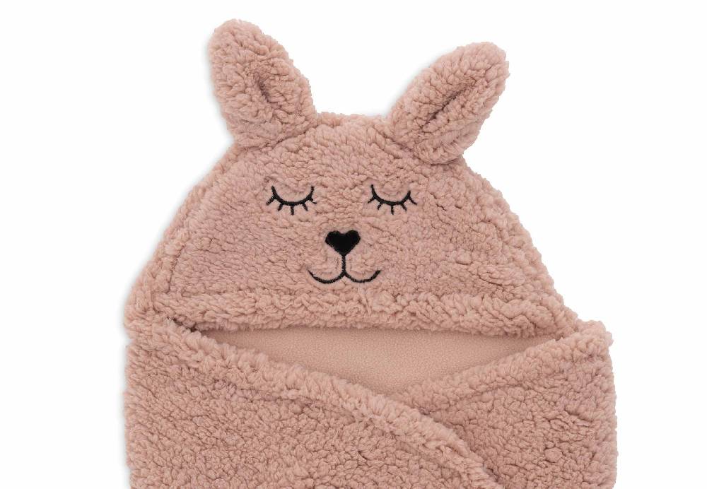 Jollein Einschlagdecke für Babyschale Bunny - Wild Rose 2025