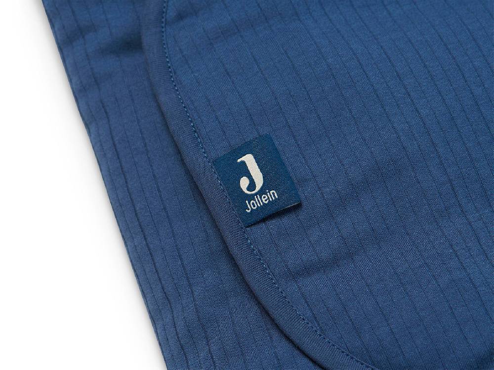 Jollein Einschlagdecke für Babyschale Basic Stripe Jeans Blue Outlet
