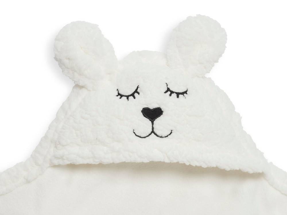 Jollein Einschlagdecke für Babyschale Bunny Off-White Auslauf