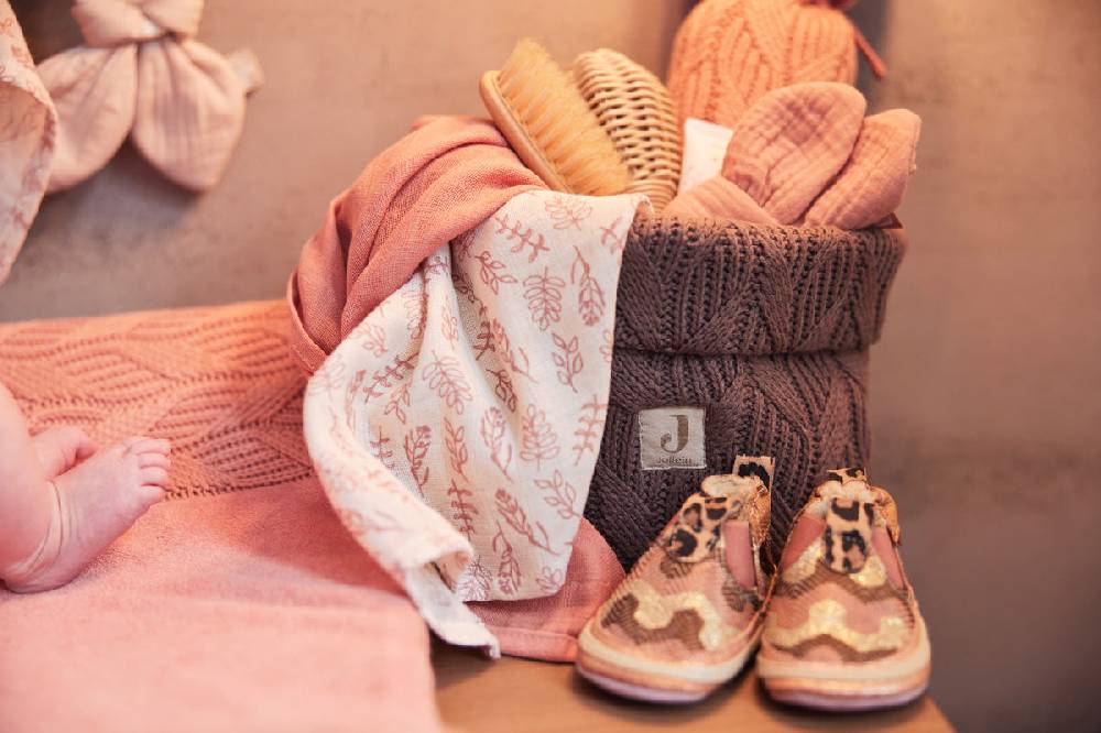 Jollein Pflegekörbchen Spring Knit Chestnut Limitierter Zeitrabatt