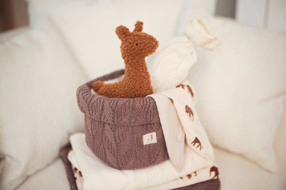 Jollein Pflegekörbchen Spring Knit Chestnut Limitierter Zeitrabatt