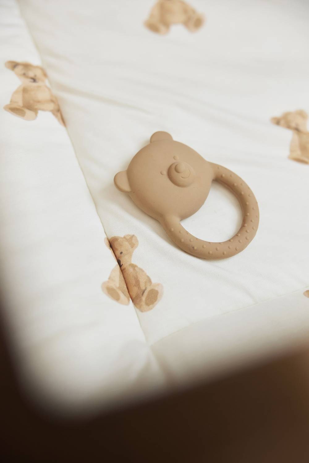 Jollein Beißring Naturkautschuk Teddy Bear Biscuit Online Shopping