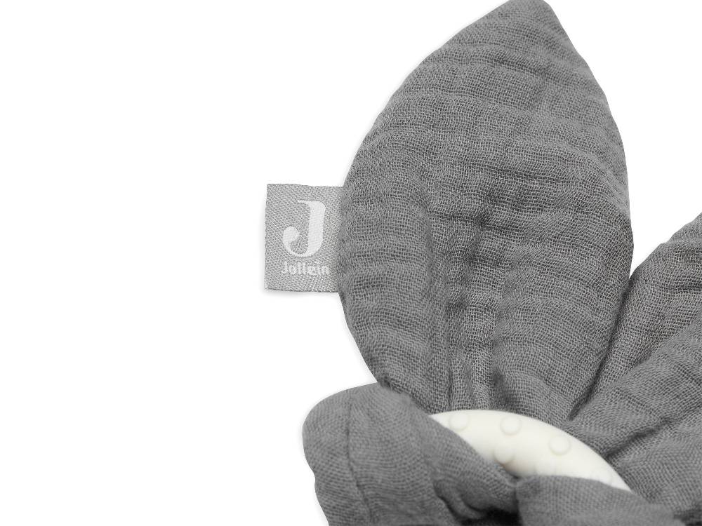 Jollein Beißring Silikon Bunny Ears Storm Grey Zeitlich begrenztes Angebot