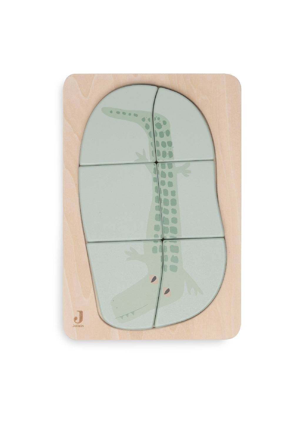 Jollein Puzzle aus Holz - Jungle Jambo - Croco Tiefpreis