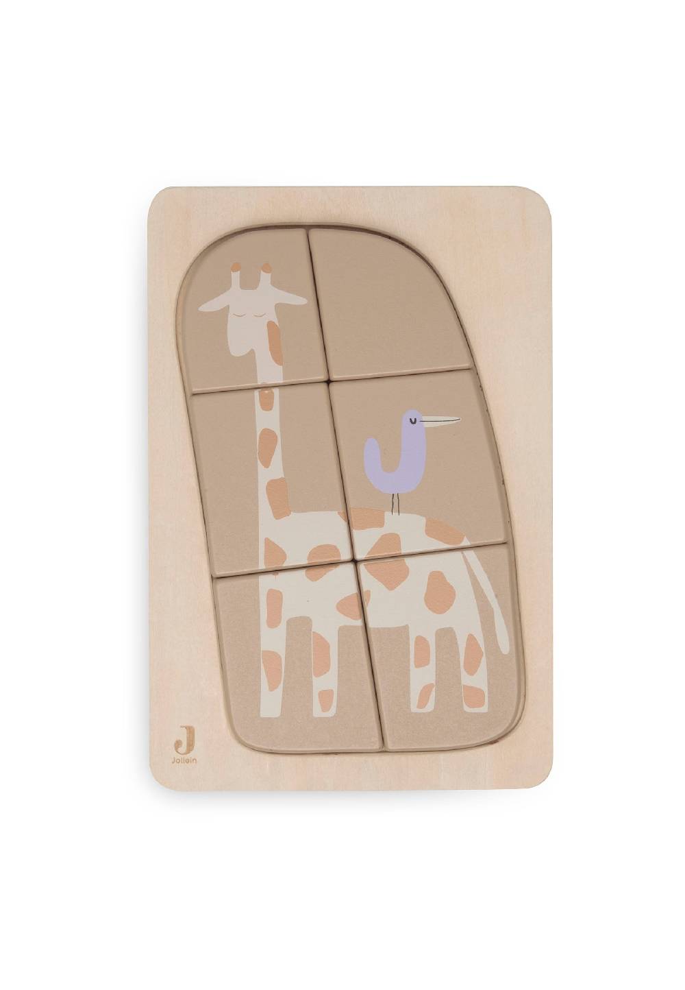 Jollein Puzzle aus Holz - Jungle Jambo - Giraffe Super Sparpreis