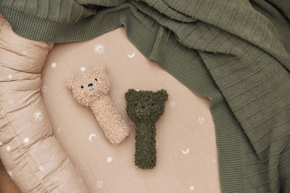 Jollein Rassel Teddy Bear Leaf Green Versandkostenfrei