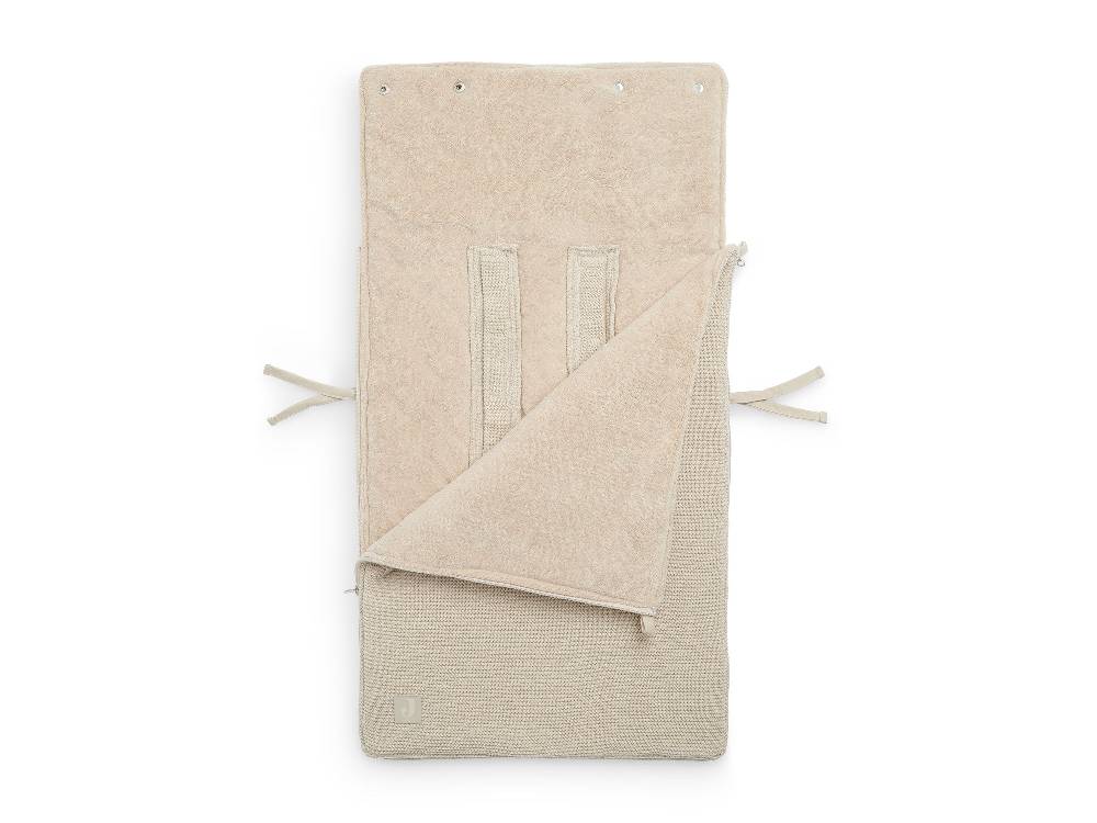 Jollein Fußsack gruppe 0+ 3/5 punkte Basic Knit Nougat Kauf eins, bekomm eins gratis