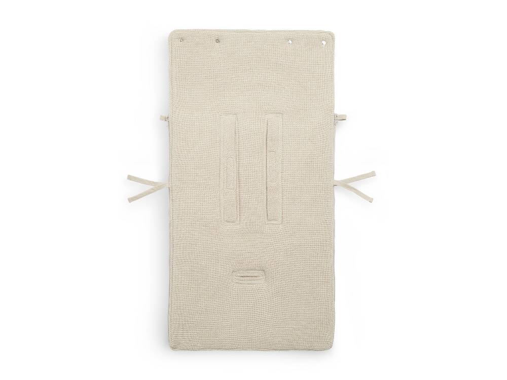 Jollein Fußsack gruppe 0+ 3/5 punkte Basic Knit Nougat Kauf eins, bekomm eins gratis