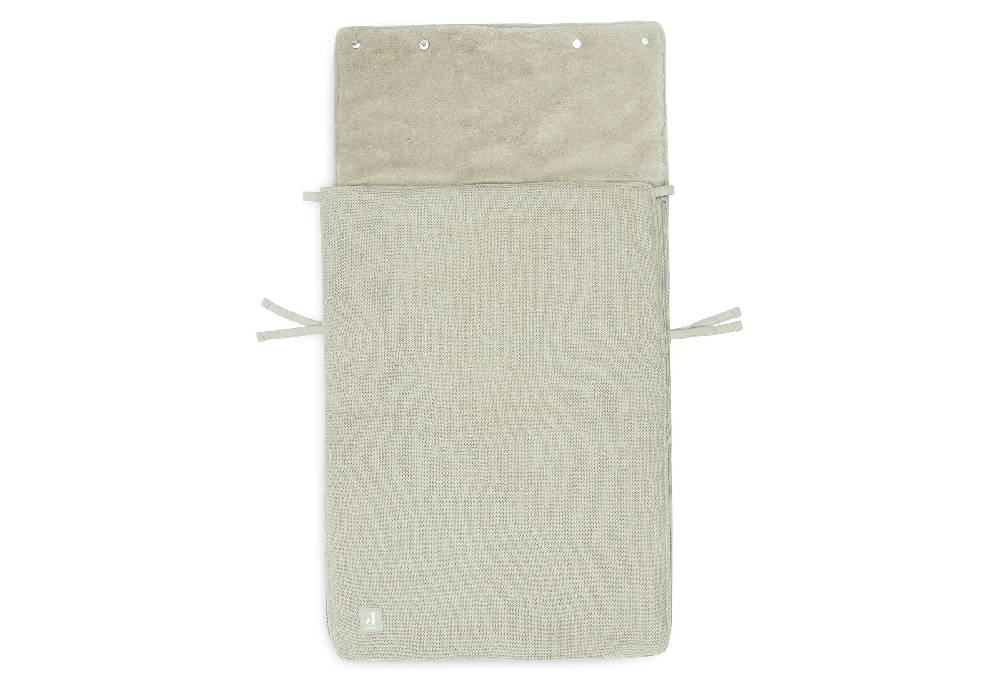 Jollein Fußsack gruppe 0+ 3/5 punkte Basic Knit Olive Green VIP-Rabatte