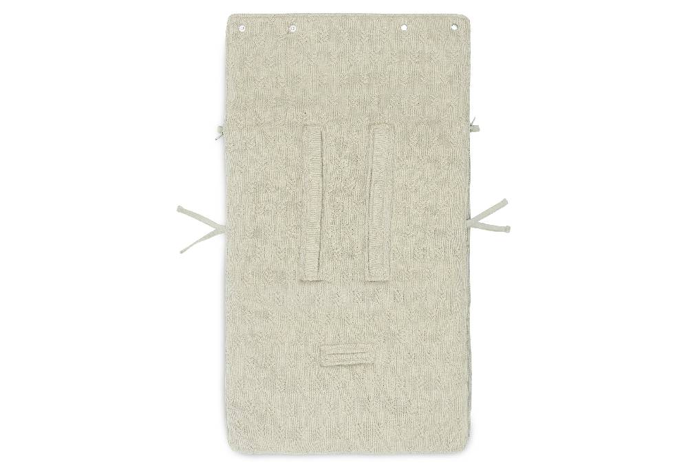 Jollein Fußsack gruppe 0+ 3/5 punkte Grain Knit Olive Green Kostenlose Rückgabe