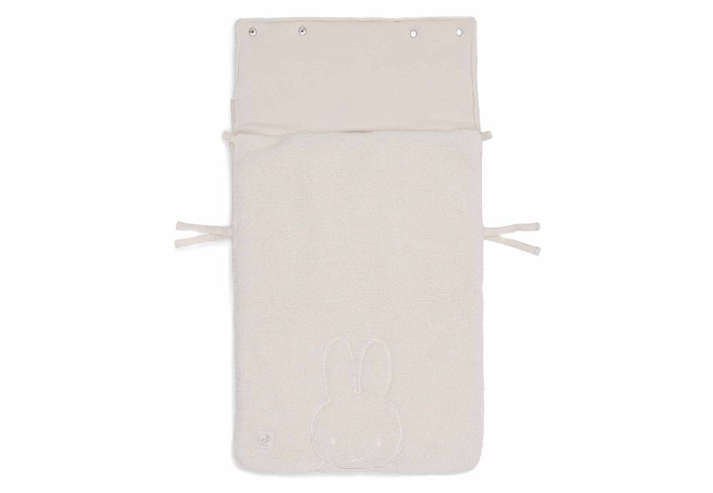 Jollein Fußsack Gruppe 0+ 3/5 Punkte Miffy Teddy - Oatmeal Letzter Tag