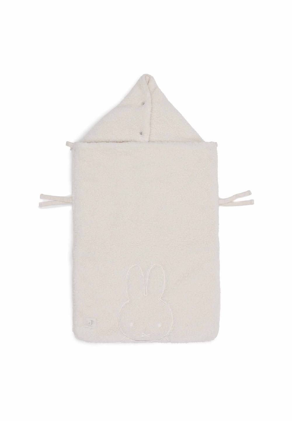 Jollein Fußsack Gruppe 0+ 3/5 Punkte Miffy Teddy - Oatmeal Letzter Tag