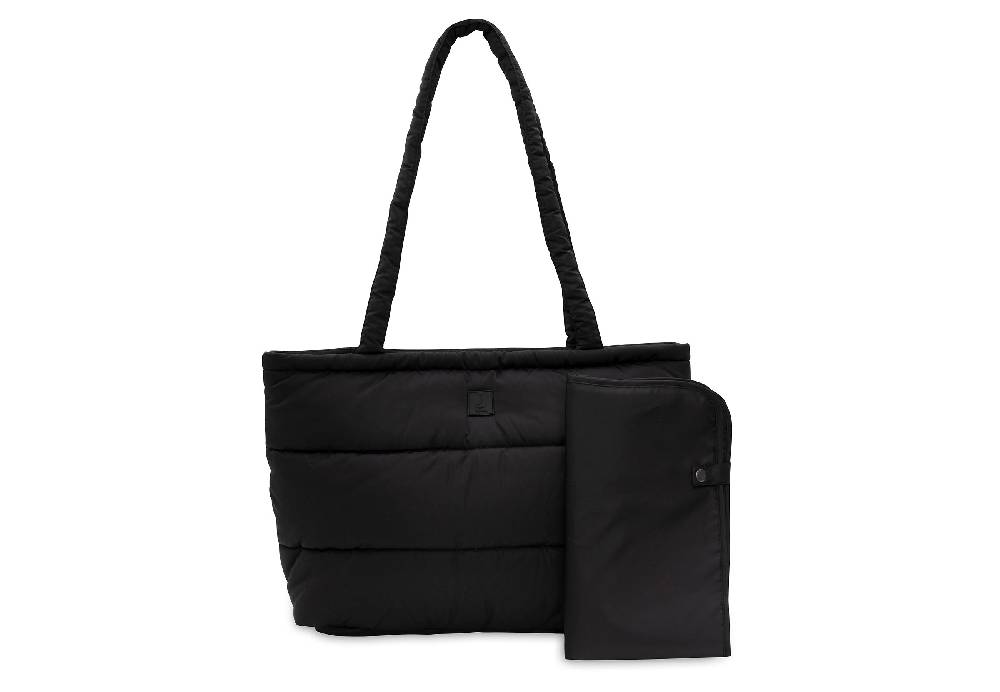 Jollein Wickeltasche Puffed bag Black Begrenzt auf 3 Tage