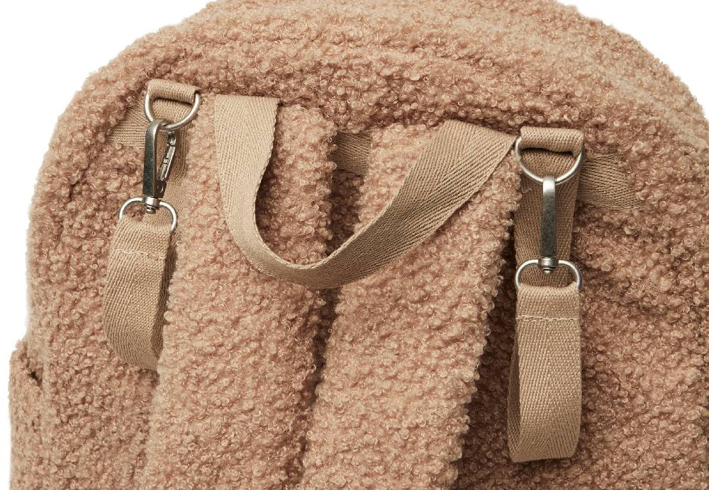 Jollein Wickeltasche Rucksack Boucle Biscuit 50% Rabatt für begrenzte Zeit