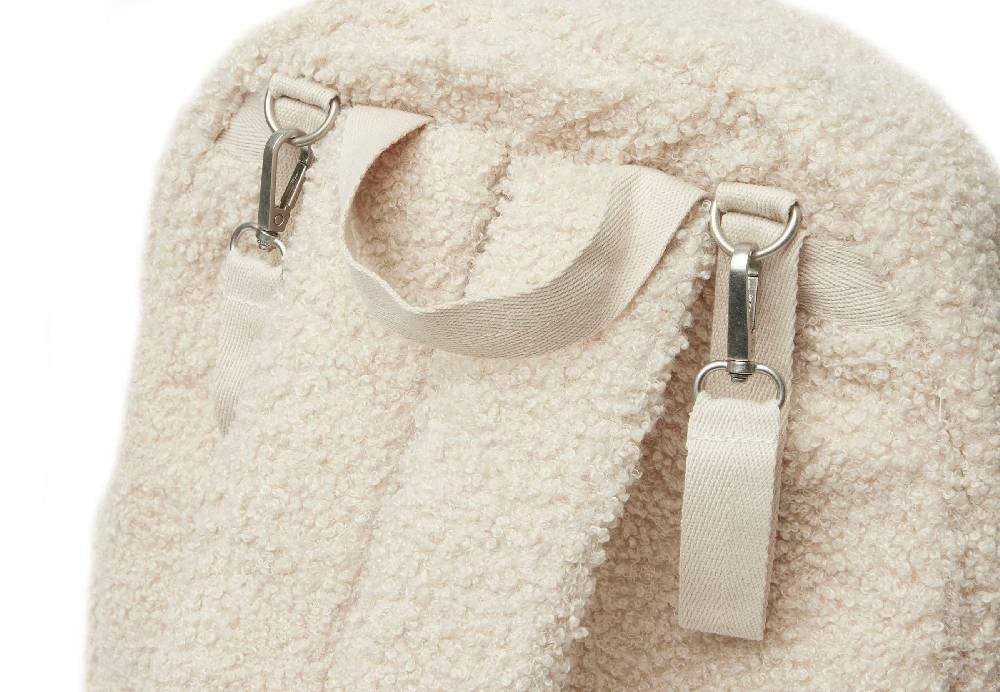 Jollein Wickeltasche Rucksack Boucle Naturel Rabatte dieses Monats