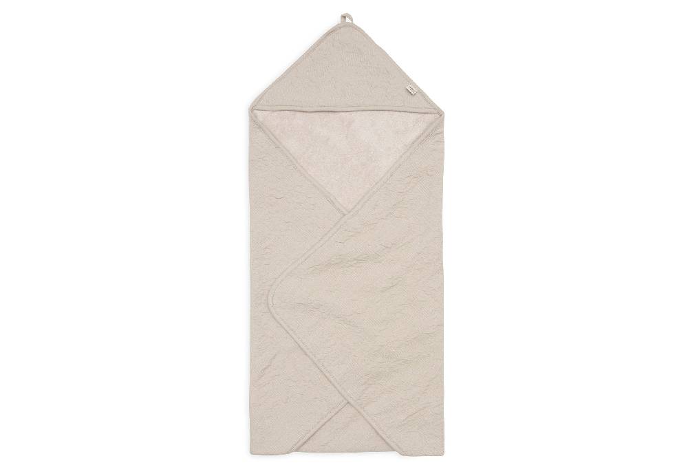 Jollein Kapuzenhandtuch 75x75cm Soft Waves Nougat Meist gekauft