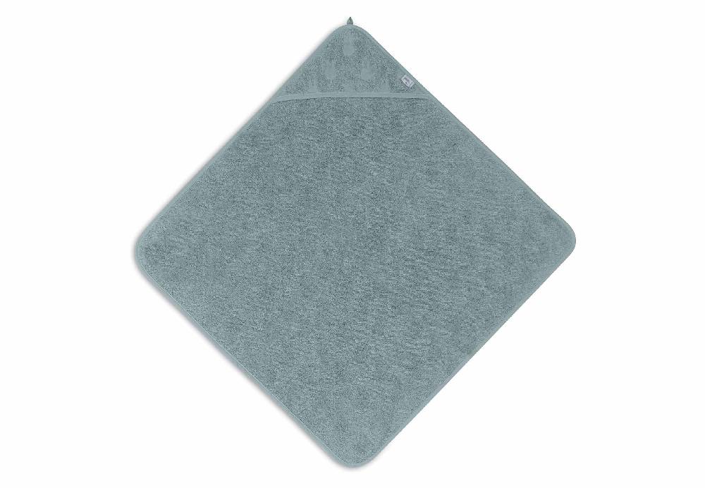 Jollein Kapuzenhandtuch Frottee 75x75cm Miffy Jacquard - Sea Green Großer Ausverkauf
