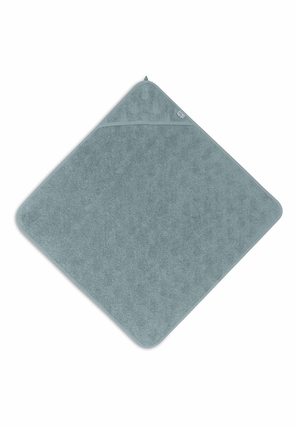 Jollein Kapuzenhandtuch Frottee 75x75cm Miffy Jacquard - Sea Green Großer Ausverkauf