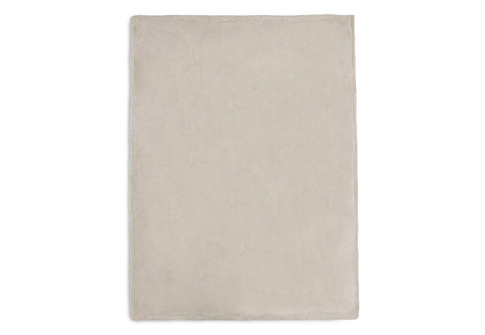 Jollein Decke Kinderbett 100x150cm Basic Knit Nougat/Fleece Cyber Monday