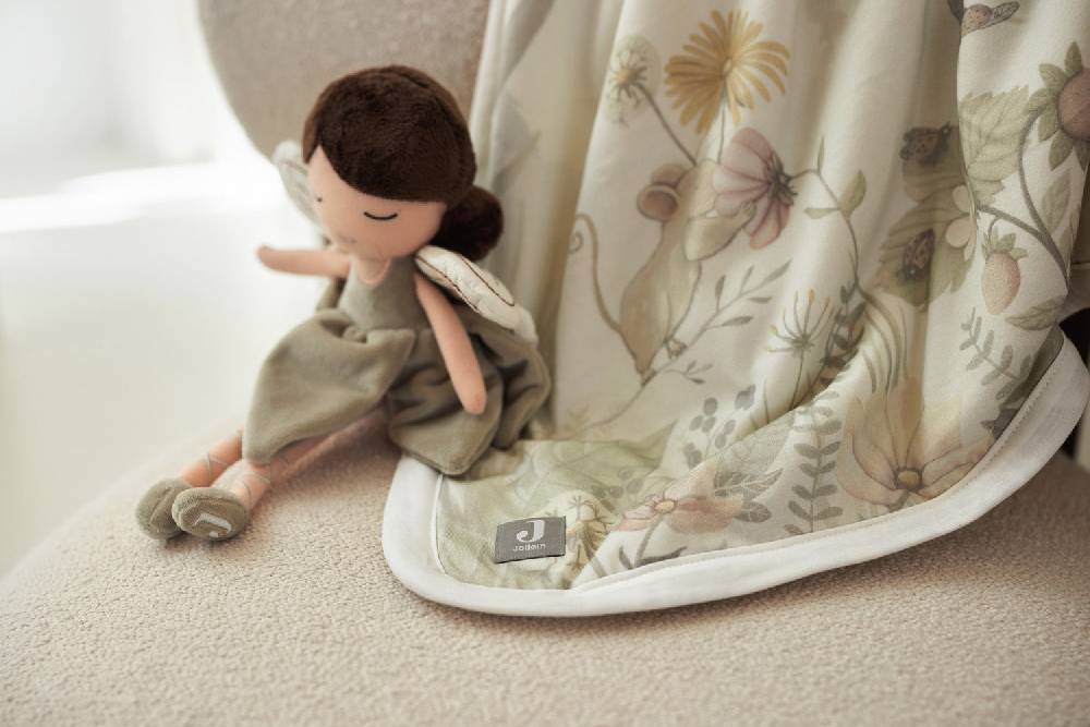 Jollein Decke Kinderbett 100x150cm Dreamy Mouse/Velvet Fleece Vatertagsangebot