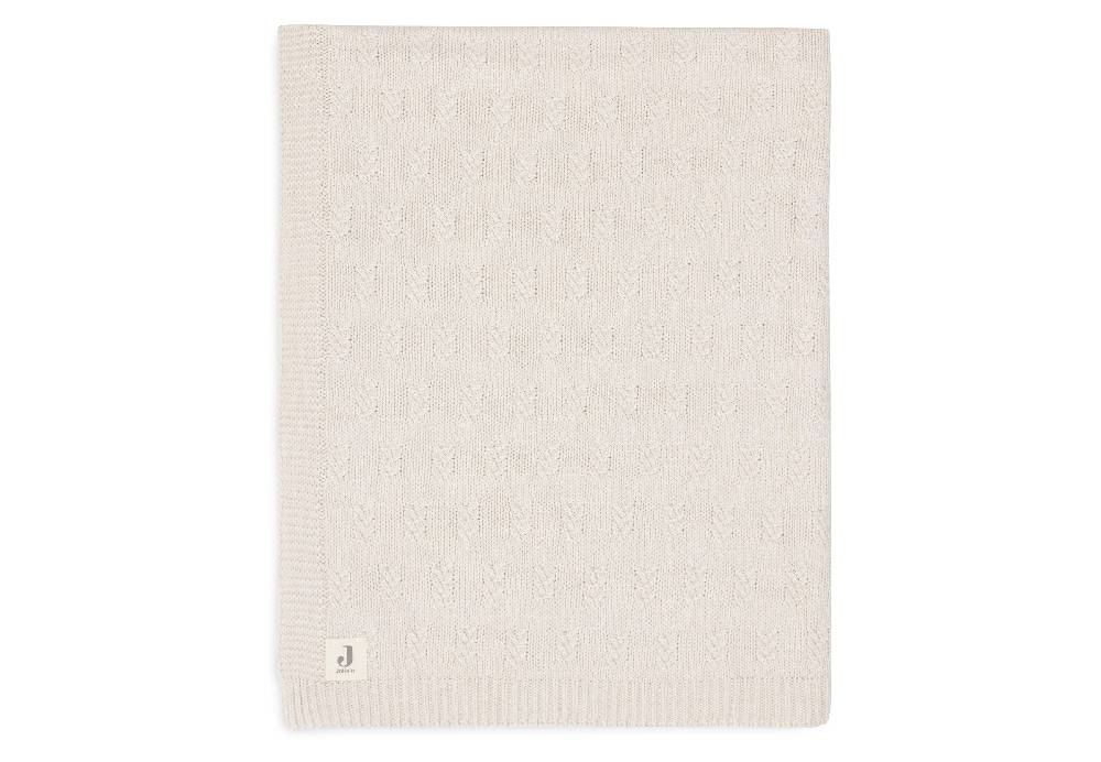 Jollein Decke Kinderbett 100x150cm Grain Knit Oatmeal