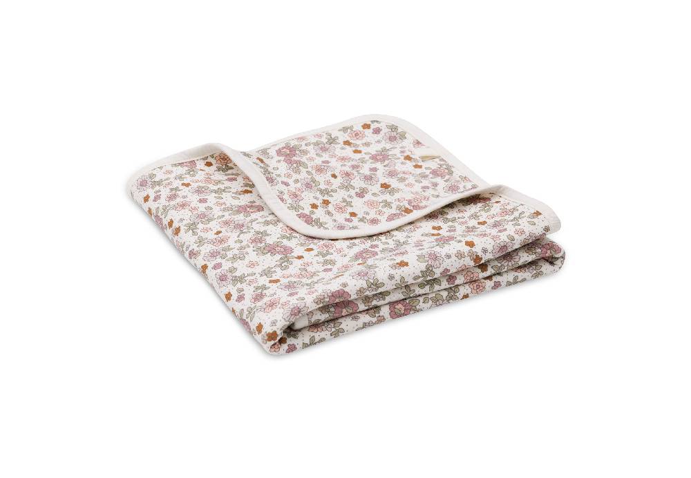Jollein Decke Wiege Jersey 75x100cm Retro Flowers Bestseller