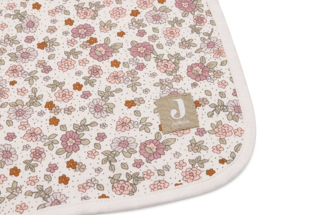 Jollein Decke Wiege Jersey 75x100cm Retro Flowers Bestseller