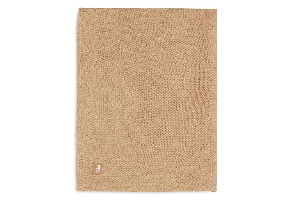Jollein Decke Wiege 75x100cm Basic Knit Biscuit/Fleece Saisonale Angebote