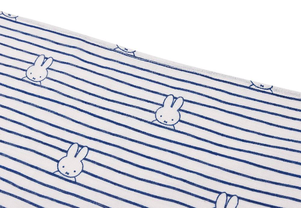 Jollein Spucktuch Hydrophil 70x70cm Miffy Stripe Navy (3pack) Riesige Ersparnisse