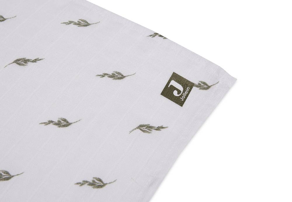 Jollein Mullwindeln Hydrophil Olive Leaf Green GOTS Wochenangebot