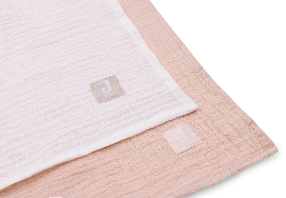 Jollein Mullwindelnn Hydrophil 115x115cm Wild Rose/Ivory (2pack) Sonderangebot der Fabrik