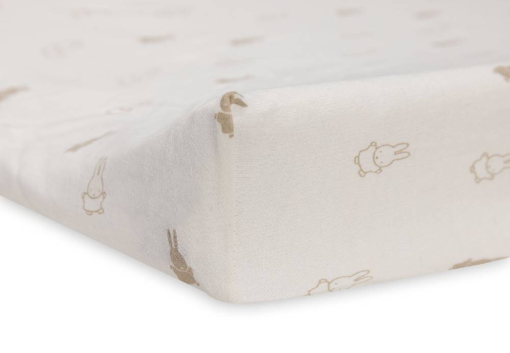 Jollein Wickelauflagenbezug Jersey 50x70cm Happy Miffy Nougat Kostenloser Versand international